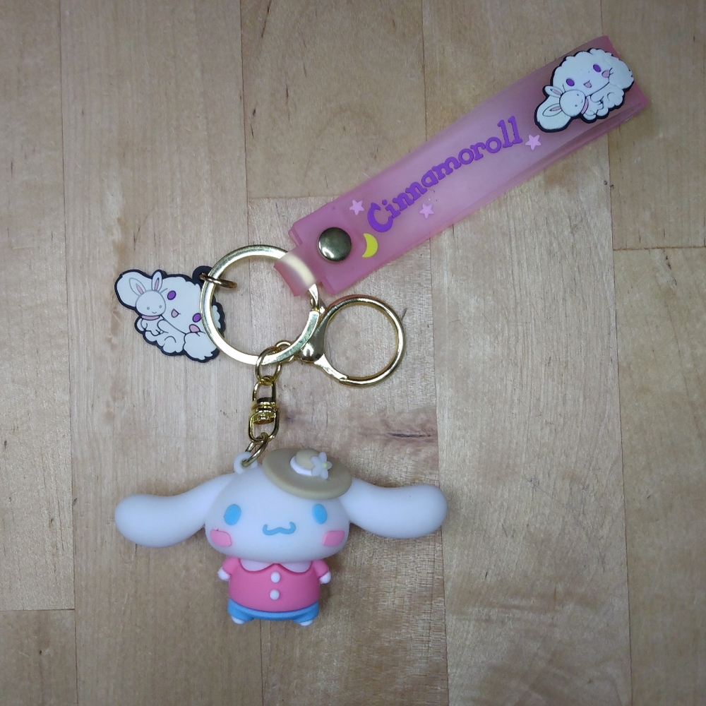 Cinnamoroll With Hat 3D Keychain